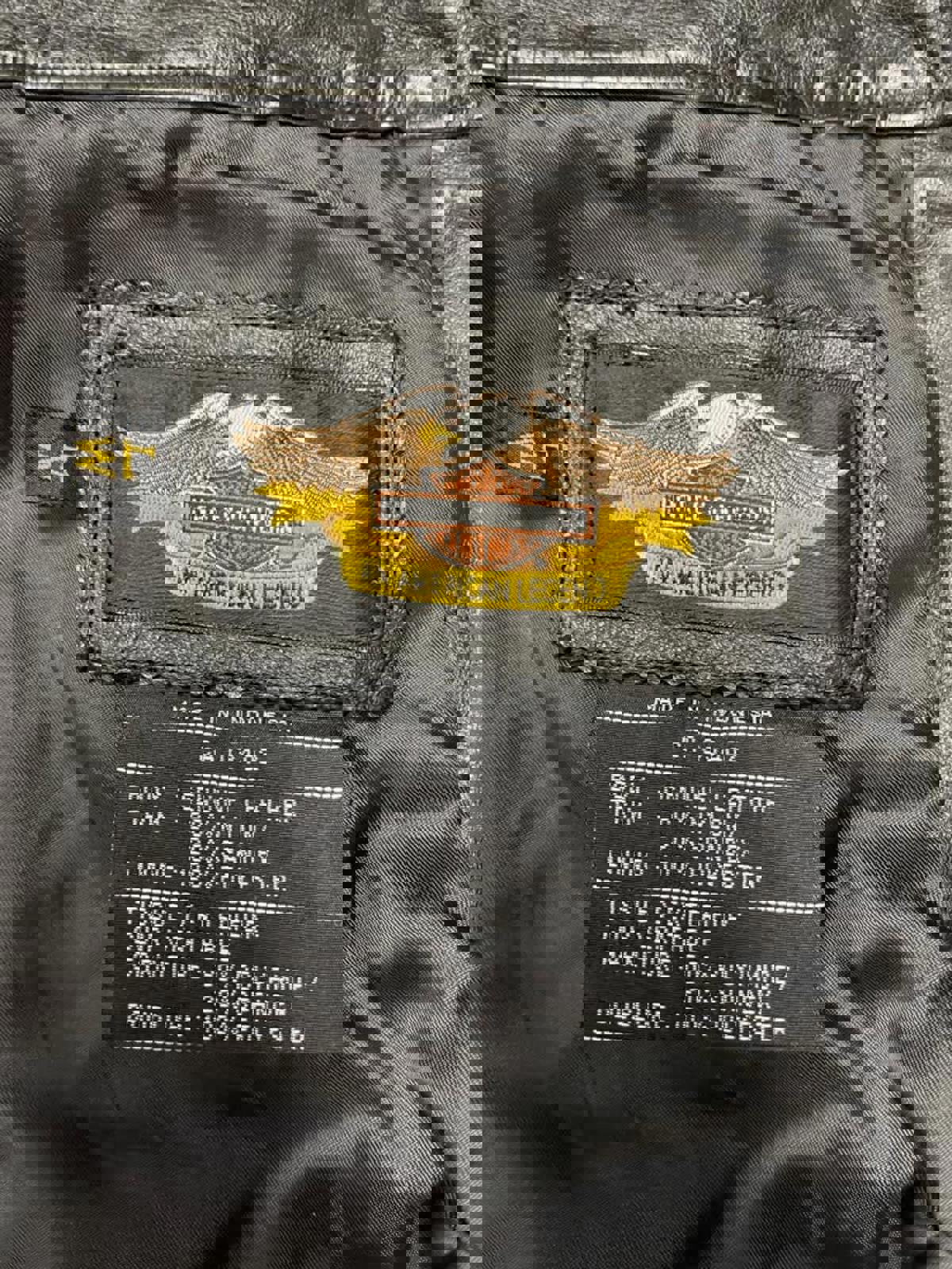 Harley Davidson Womens Leather Chaps Size Large