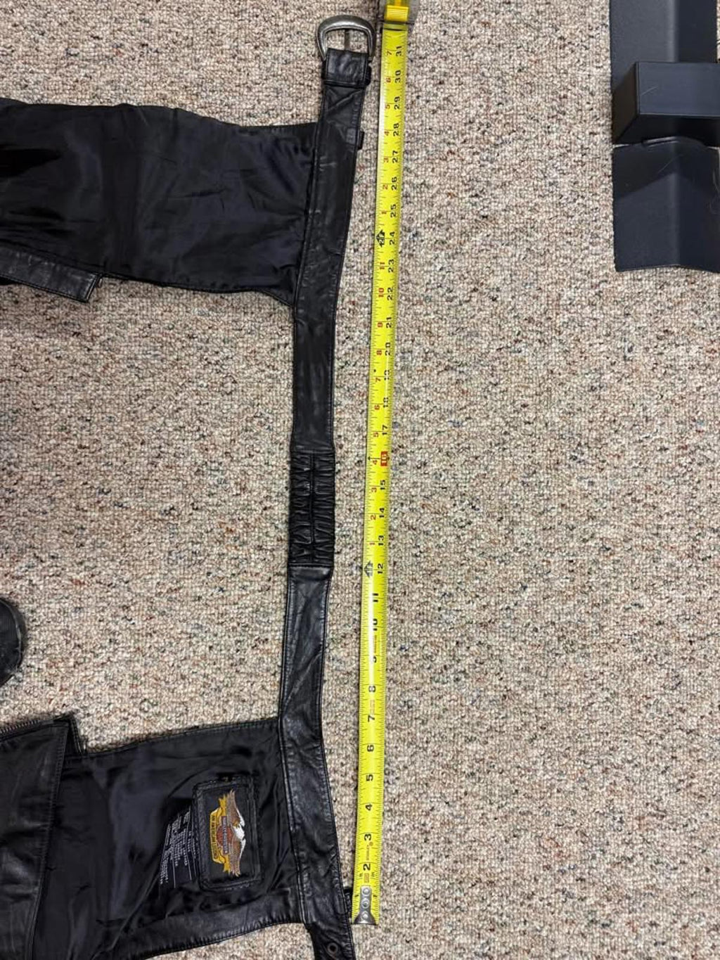 Harley Davidson Womens Leather Chaps Size Large