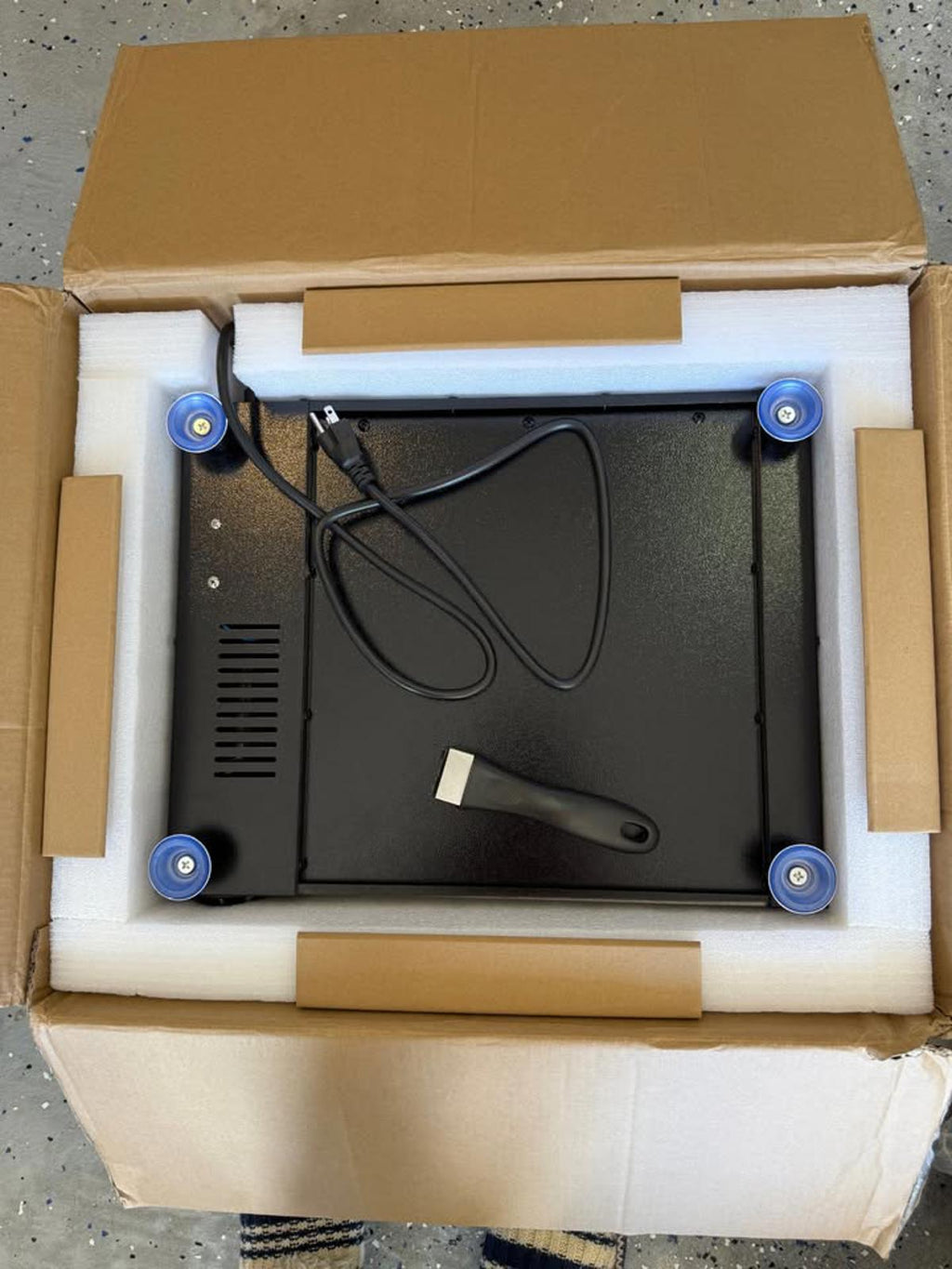 ZOKOP Commercial Countertop Pizza Oven Electric Pizza Ovenw/Glass Door for 12" Pizza