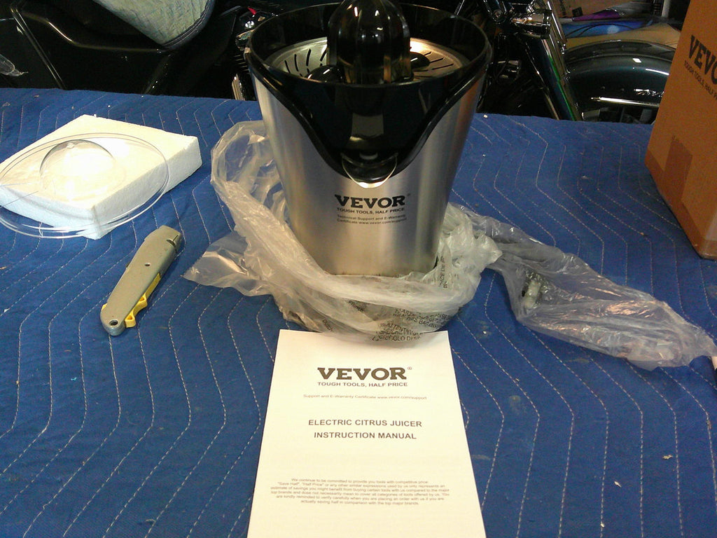 Electric Citrus Juicer With One Juicing Cone, 100W Stainless Steel Filter