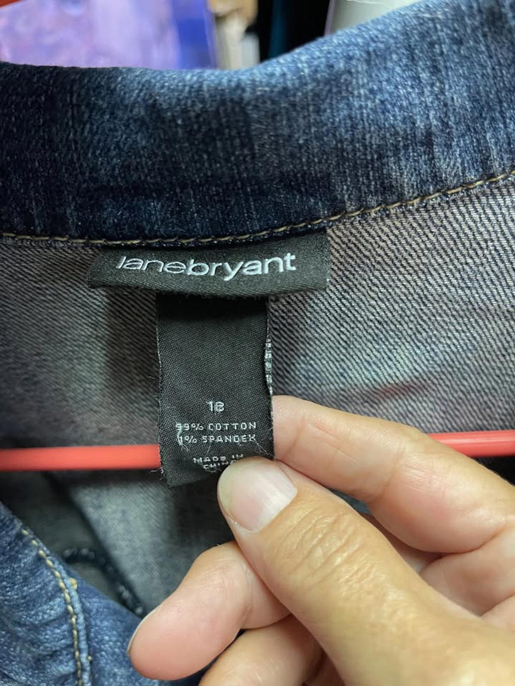 Lane Bryant Jean Jacket Size 18