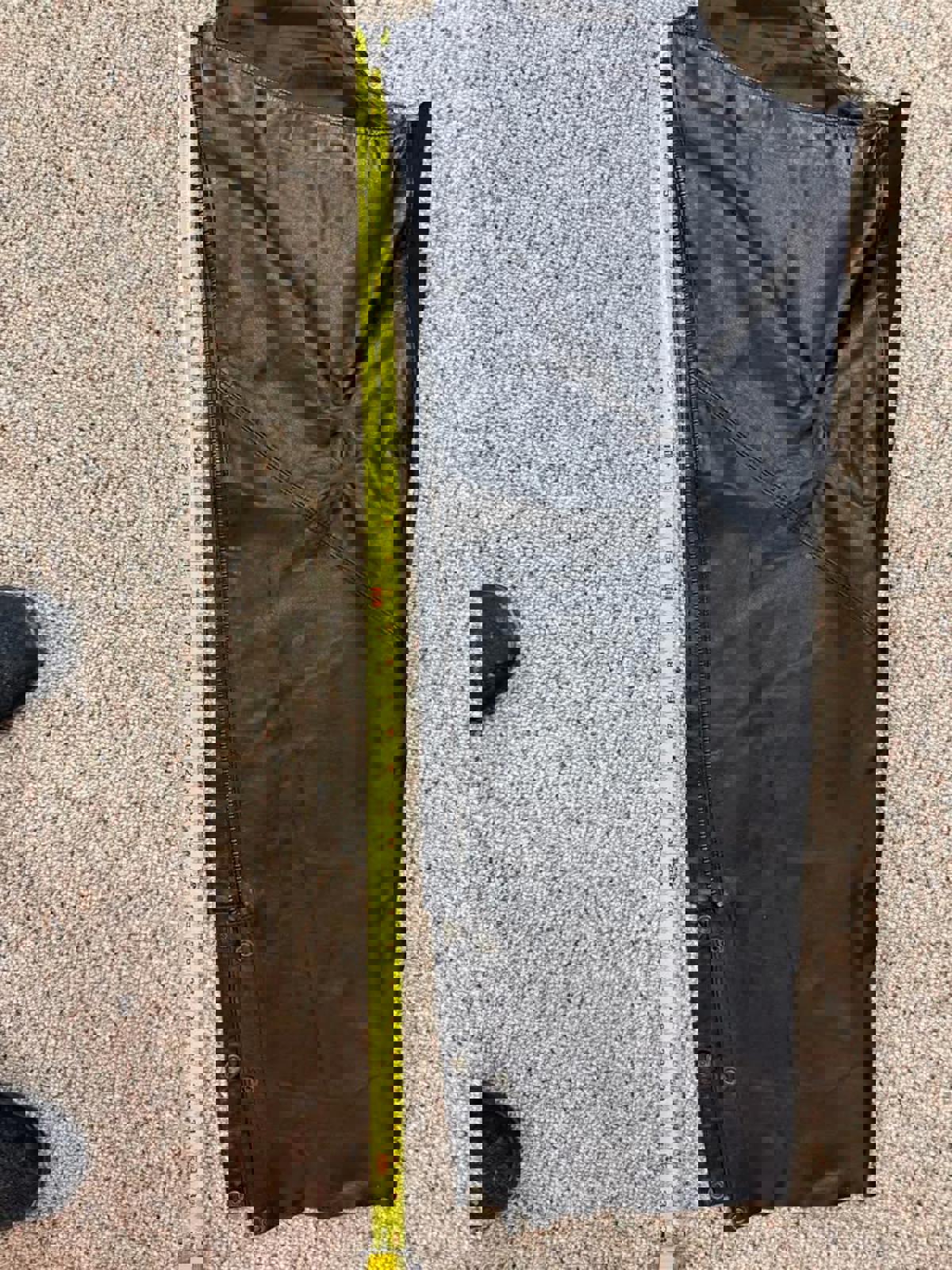 Harley Davidson Womens Leather Chaps Size Large