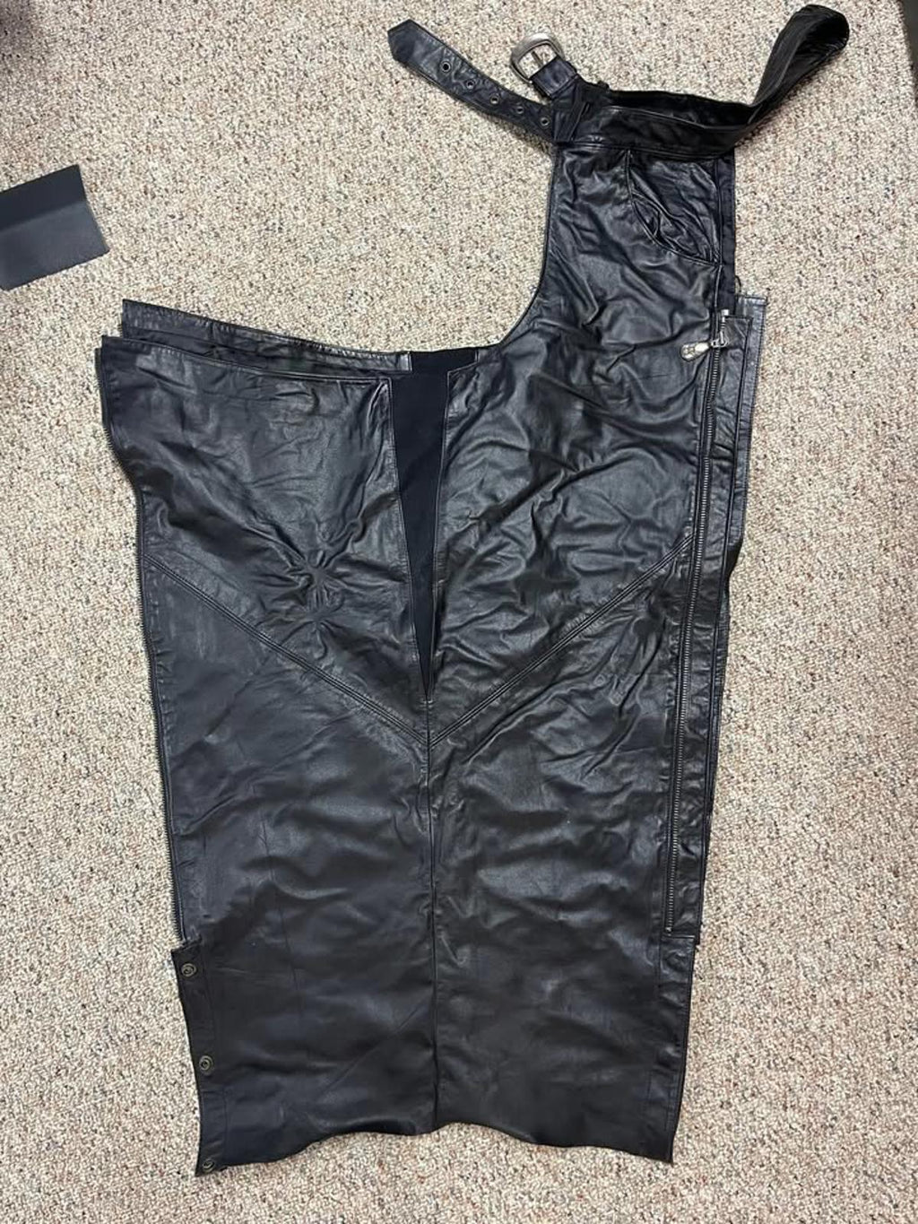 Harley Davidson Womens Leather Chaps Size Large
