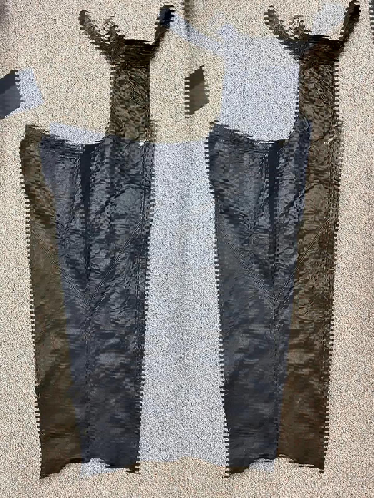 Harley Davidson Womens Leather Chaps Size Large