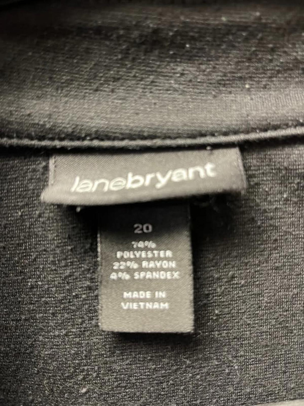 Lane Bryant Black Blazer Type Jacket Size 20