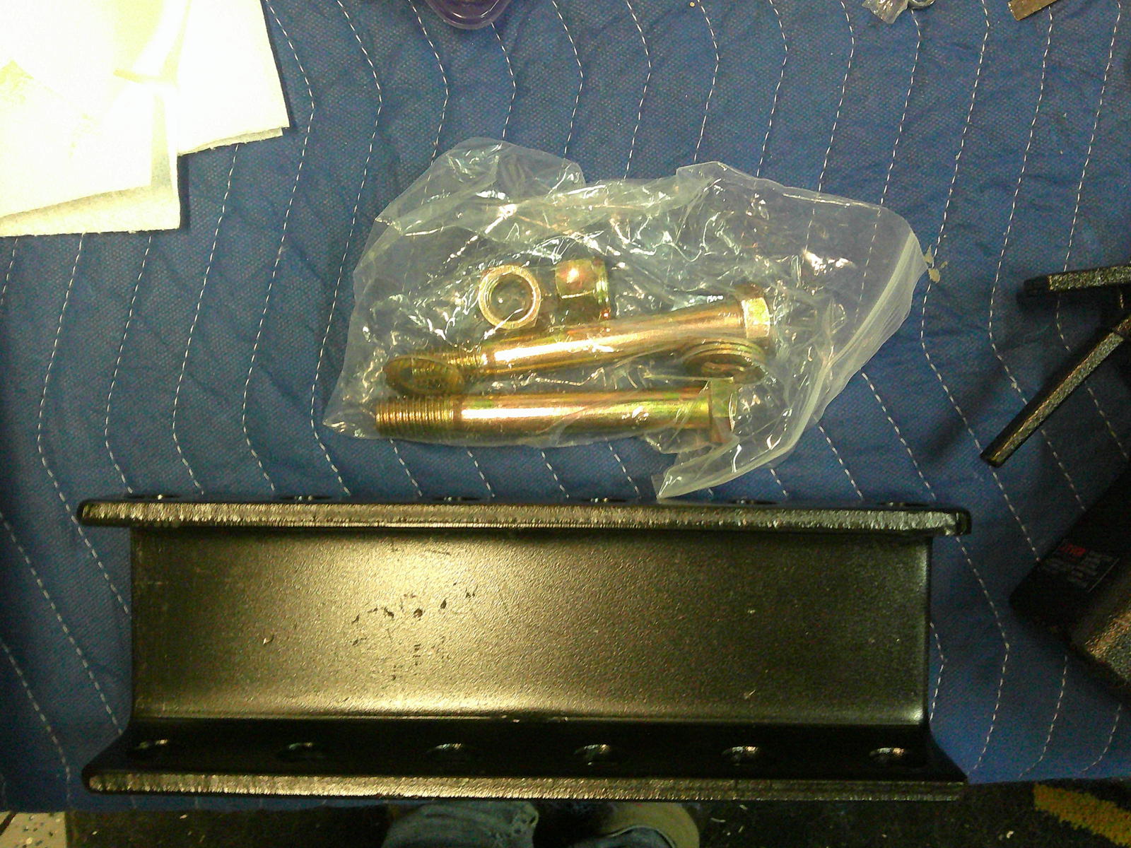 Adj Trailer Coupler 5-Position Channel Bracket, 2-5/16" Hitch Ball, 15000# Cap